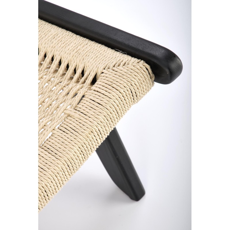 'FODEN Relaxation Armchair, Black / Natural' 'FODEN Relaxation Armchair, Black / Natural'