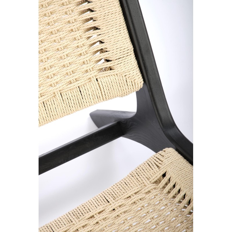 'FODEN Relaxation Armchair, Black / Natural' 'FODEN Relaxation Armchair, Black / Natural'
