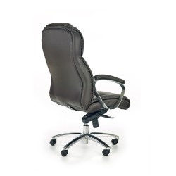 'FOSTER Dark Brown Office Armchair - Leather' 'FOSTER Dark Brown Office Armchair - Leather'