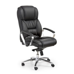 'FOSTER Black Office Chair - Leather'