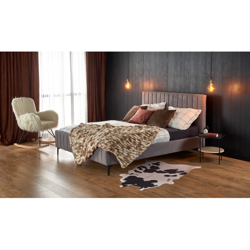 'FRANCESCA 160, Bed, Light Ash Grey' 'FRANCESCA 160, Bed, Light Ash Grey'