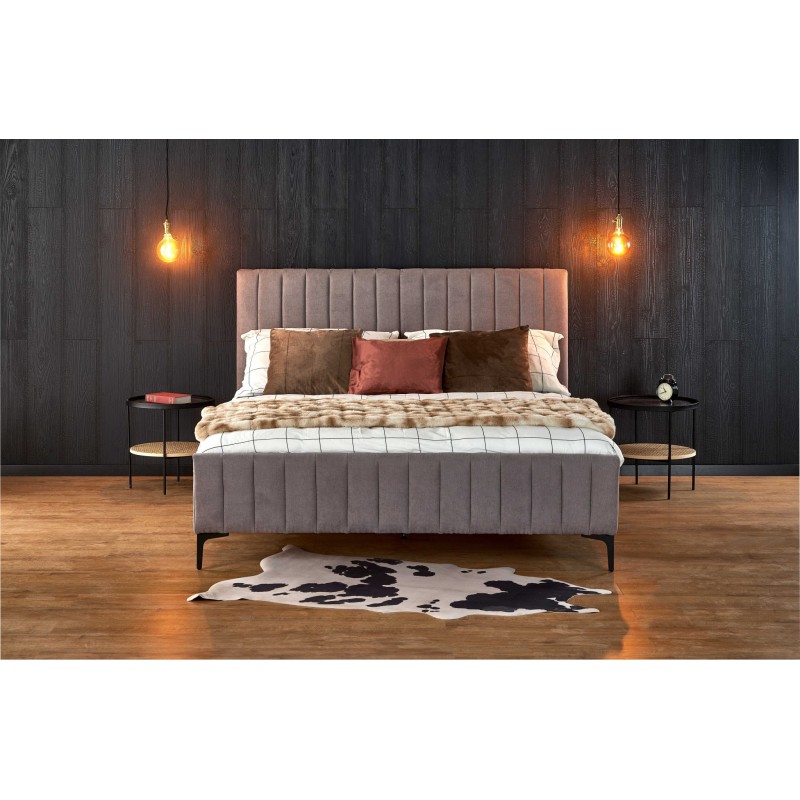 'FRANCESCA 160, Bed, Light Ash Grey' 'FRANCESCA 160, Bed, Light Ash Grey'