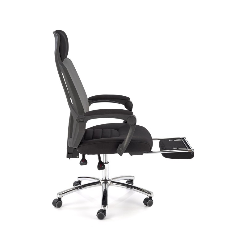 'FREEMAN Office Chair with Footrest Black / Ash' 'FREEMAN Office Chair with Footrest Black / Ash'