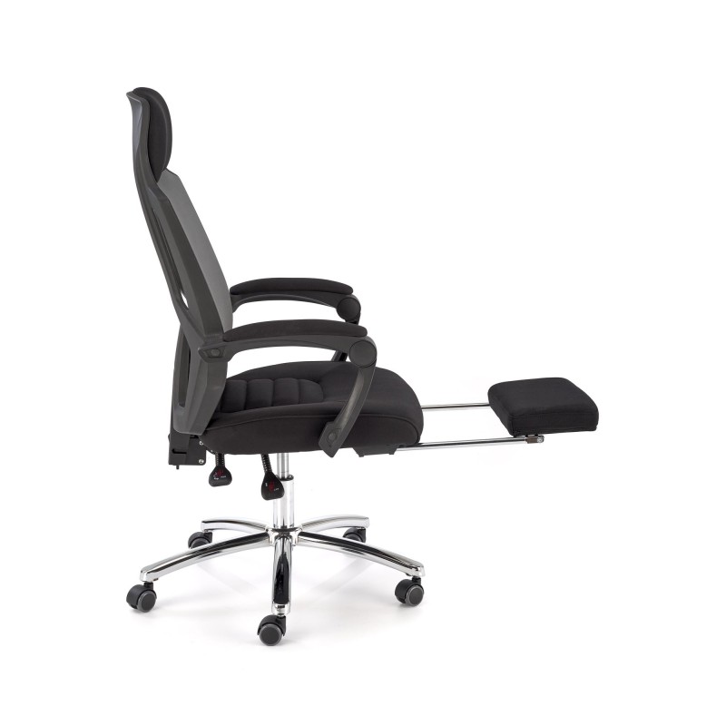'FREEMAN Office Chair with Footrest Black / Ash' 'FREEMAN Office Chair with Footrest Black / Ash'