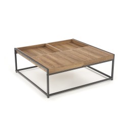 'FREGATA Honey Walnut / Black Coffee Table' 'FREGATA Honey Walnut / Black Coffee Table'
