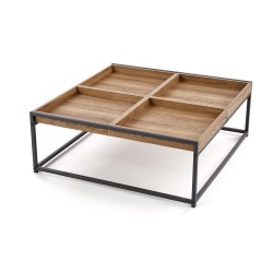 'FREGATA Honey Walnut / Black Coffee Table' 'FREGATA Honey Walnut / Black Coffee Table'