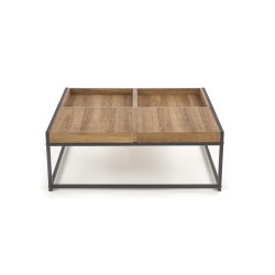 'FREGATA Honey Walnut / Black Coffee Table' 'FREGATA Honey Walnut / Black Coffee Table'