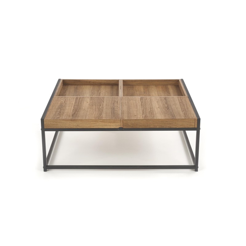 'FREGATA Honey Walnut / Black Coffee Table' 'FREGATA Honey Walnut / Black Coffee Table'