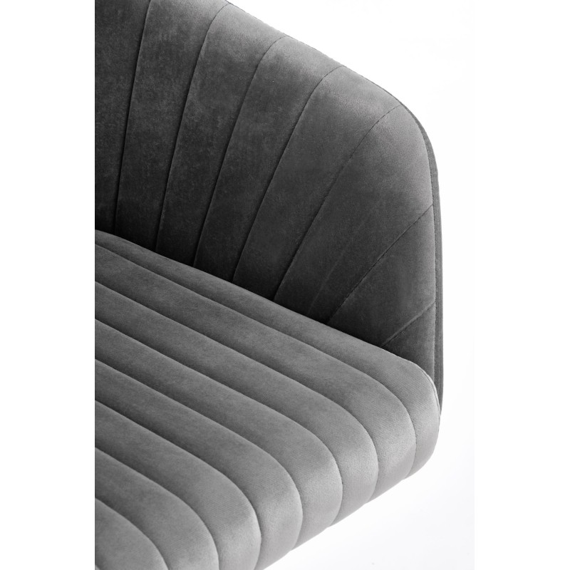FRESCO fotel młodzieżowy popielaty velvet (1p 1szt) FRESCO fotel młodzieżowy popielaty velvet (1p 1szt)