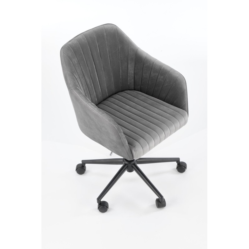 FRESCO fotel młodzieżowy popielaty velvet (1p 1szt) FRESCO fotel młodzieżowy popielaty velvet (1p 1szt)