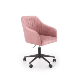 FRESCO fotel młodzieżowy różowy velvet (1p 1szt)