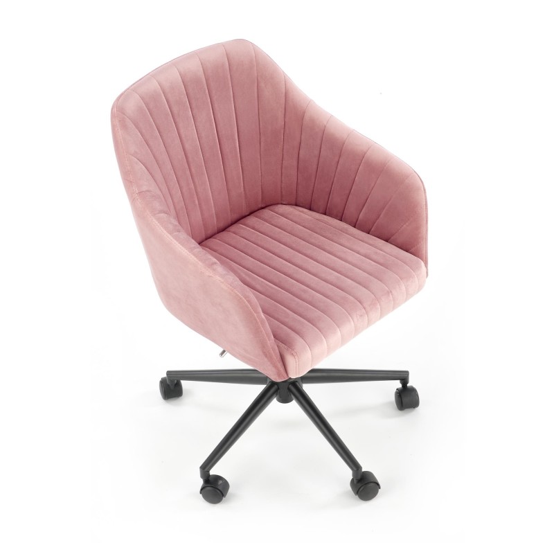 FRESCO fotel młodzieżowy różowy velvet (1p 1szt) FRESCO fotel młodzieżowy różowy velvet (1p 1szt)