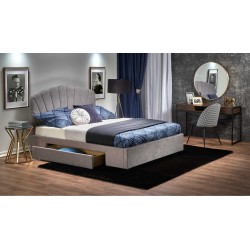 'GABRIELLA 160, Light Ash Grey Bed' 'GABRIELLA 160, Light Ash Grey Bed'