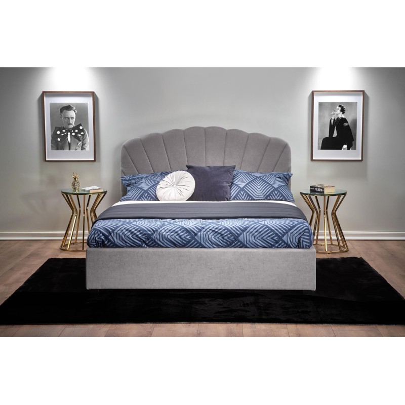'GABRIELLA 160, Light Ash Grey Bed' 'GABRIELLA 160, Light Ash Grey Bed'