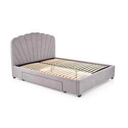 'GABRIELLA 160, Light Ash Grey Bed' 'GABRIELLA 160, Light Ash Grey Bed'