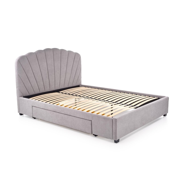 'GABRIELLA 160, Light Ash Grey Bed' 'GABRIELLA 160, Light Ash Grey Bed'