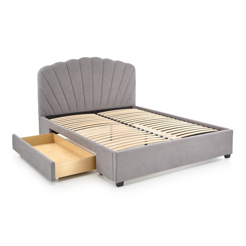 'GABRIELLA 160, Light Ash Grey Bed' 'GABRIELLA 160, Light Ash Grey Bed'