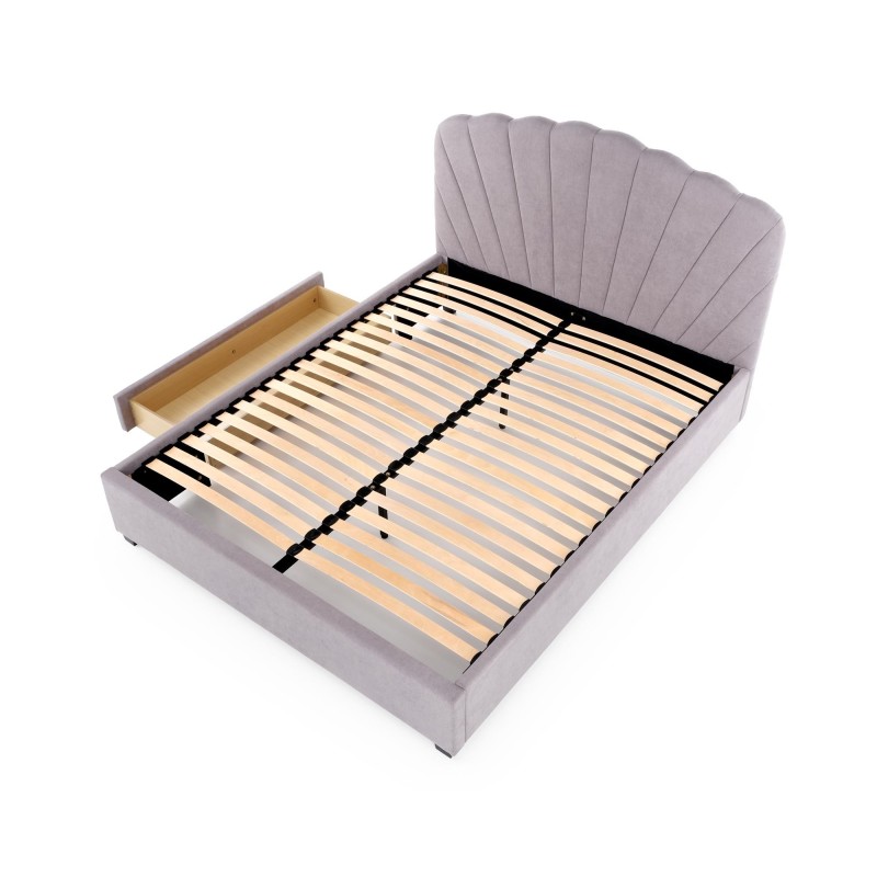 'GABRIELLA 160, Light Ash Grey Bed' 'GABRIELLA 160, Light Ash Grey Bed'