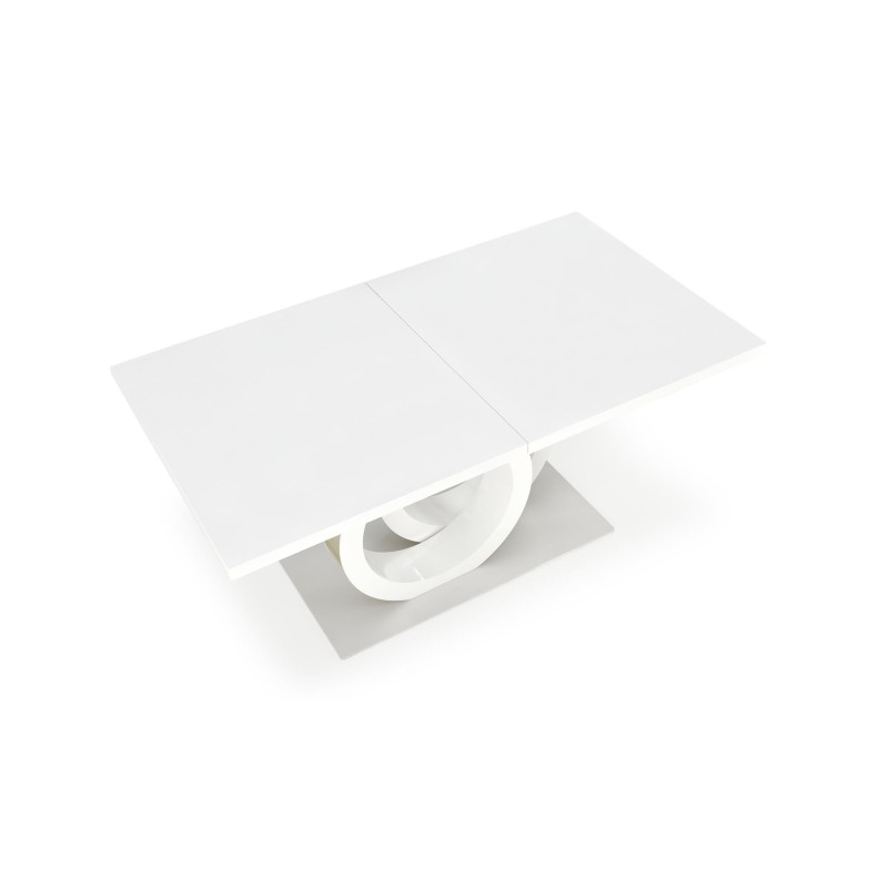 'GALARDO Extendable Table, White / Gold' 'GALARDO Extendable Table, White / Gold'