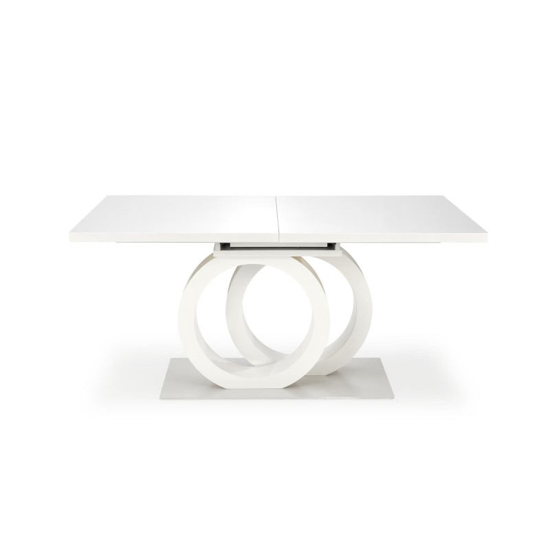 'GALARDO Extendable Table, White / Gold' 'GALARDO Extendable Table, White / Gold'