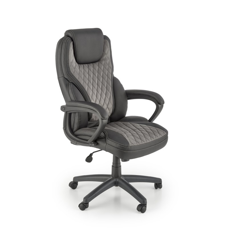 'GANDALF Office Armchair Black / Ash Grey'