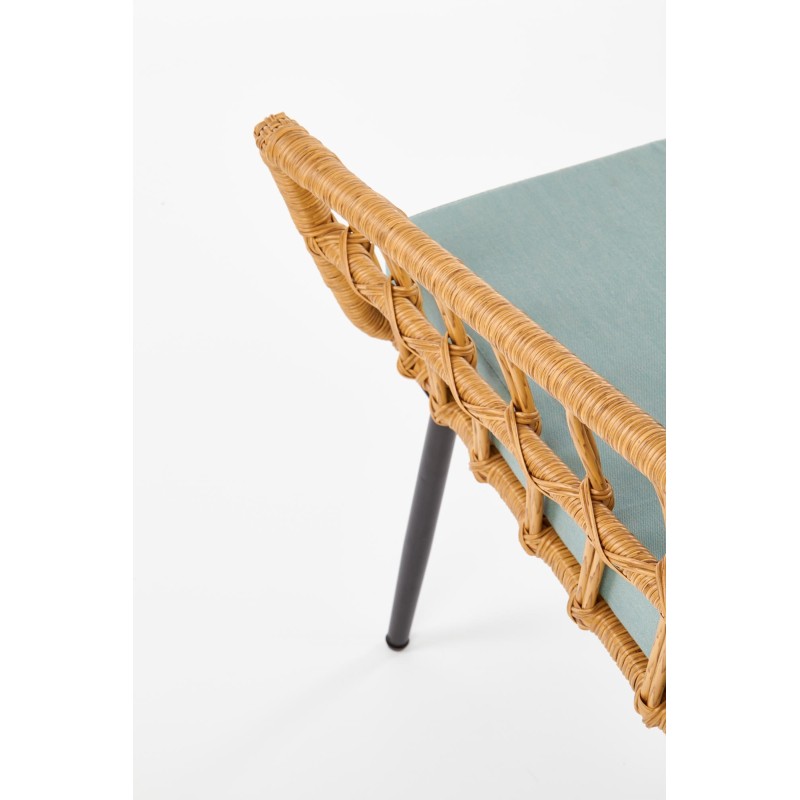 'GARDENA 1S Black / Natural / Ash Grey Armchair' 'GARDENA 1S Black / Natural / Ash Grey Armchair'