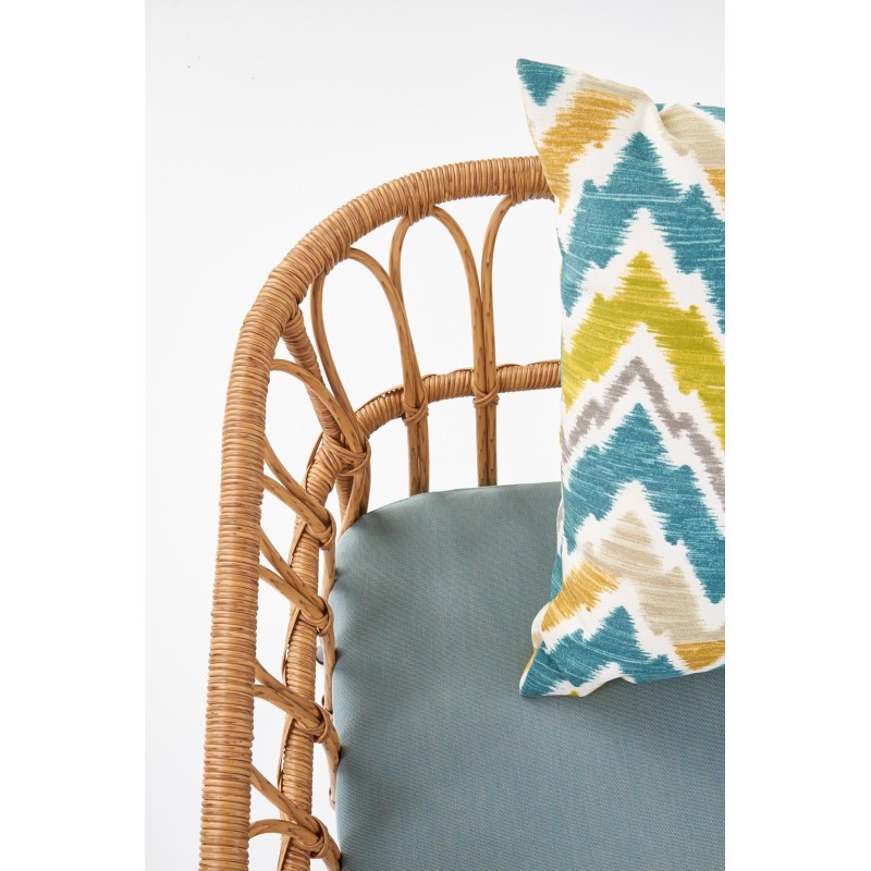 'GARDENA 2S Double Chair Black / Natural / Ash' 'GARDENA 2S Double Chair Black / Natural / Ash'