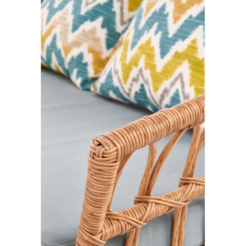 'GARDENA 2S Double Chair Black / Natural / Ash' 'GARDENA 2S Double Chair Black / Natural / Ash'