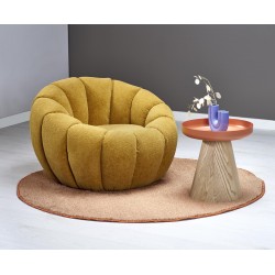 'GASPAR 2 Mustard Relaxation Armchair'