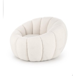 'GASPAR Cream Relaxation Armchair'