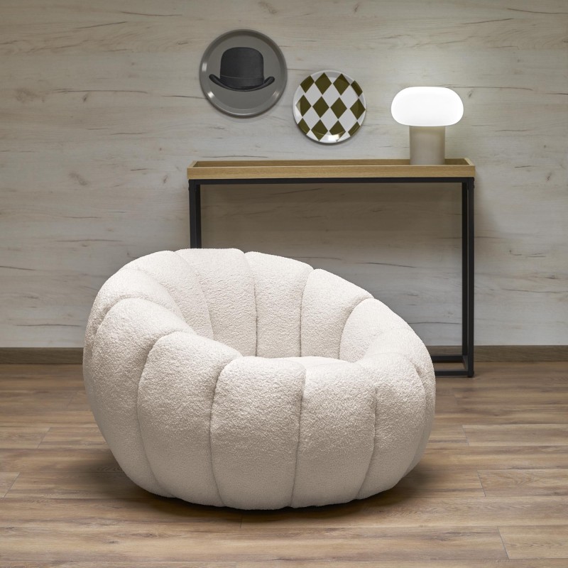 'GASPAR Cream Relaxation Armchair' 'GASPAR Cream Relaxation Armchair'