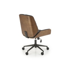 'GAVIN Walnut / Black Office Chair' 'GAVIN Walnut / Black Office Chair'