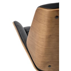 'GAVIN Walnut / Black Office Chair' 'GAVIN Walnut / Black Office Chair'