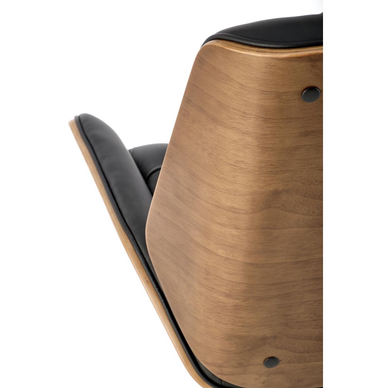 'GAVIN Walnut / Black Office Chair' 'GAVIN Walnut / Black Office Chair'