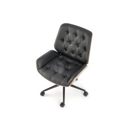 'GAVIN Walnut / Black Office Chair' 'GAVIN Walnut / Black Office Chair'