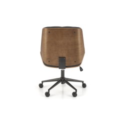 'GAVIN Walnut / Black Office Chair' 'GAVIN Walnut / Black Office Chair'