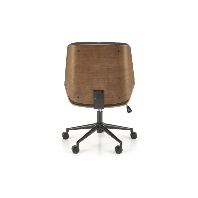 'GAVIN Walnut / Black Office Chair' 'GAVIN Walnut / Black Office Chair'