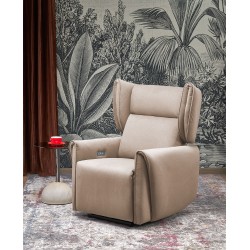 'GELATO Beige Relaxation Armchair'