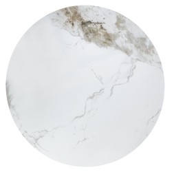'GENESIS White Marble / Walnut / Gold Coffee Table' 'GENESIS White Marble / Walnut / Gold Coffee Table'