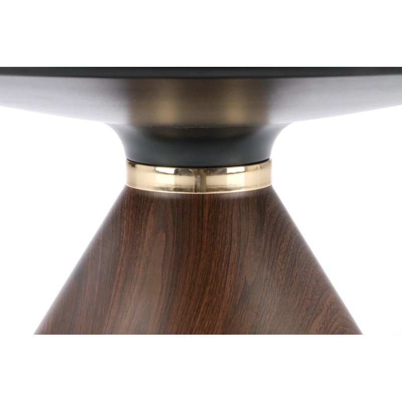 'GENESIS White Marble / Walnut / Gold Coffee Table' 'GENESIS White Marble / Walnut / Gold Coffee Table'