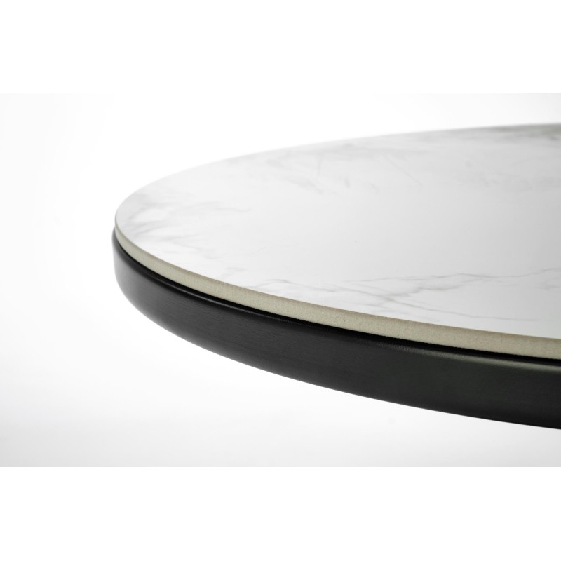 'GENESIS White Marble / Walnut / Gold Coffee Table' 'GENESIS White Marble / Walnut / Gold Coffee Table'