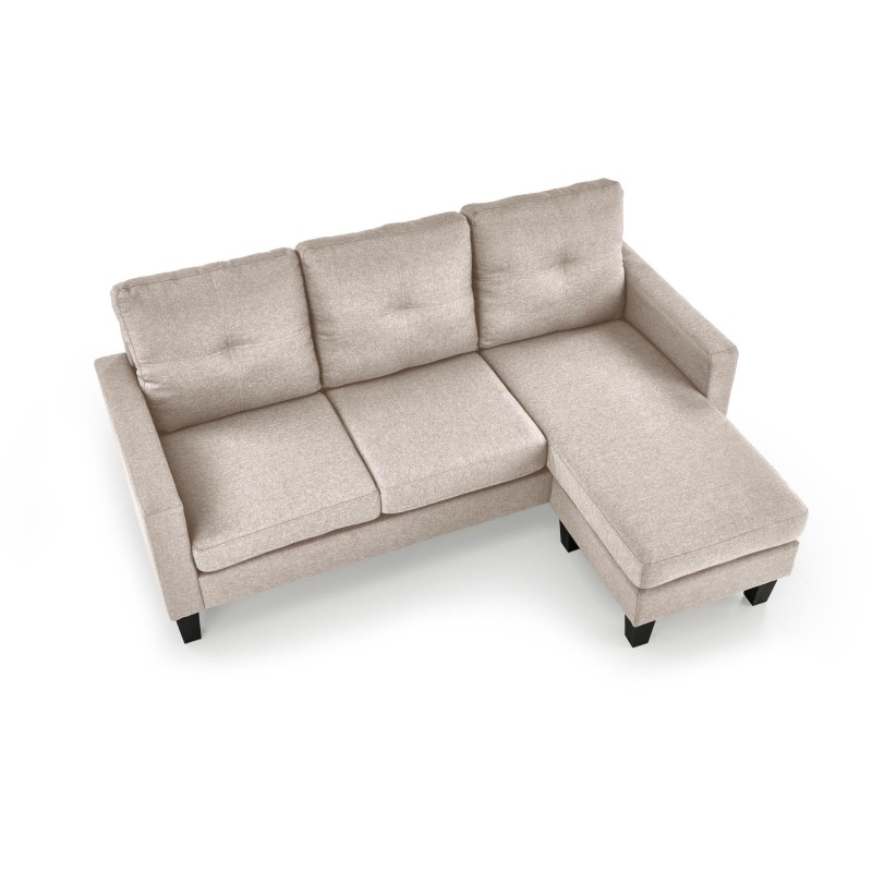 GERSON sofa z podnóżkiem beżowy (1p 1szt) GERSON sofa z podnóżkiem beżowy (1p 1szt)