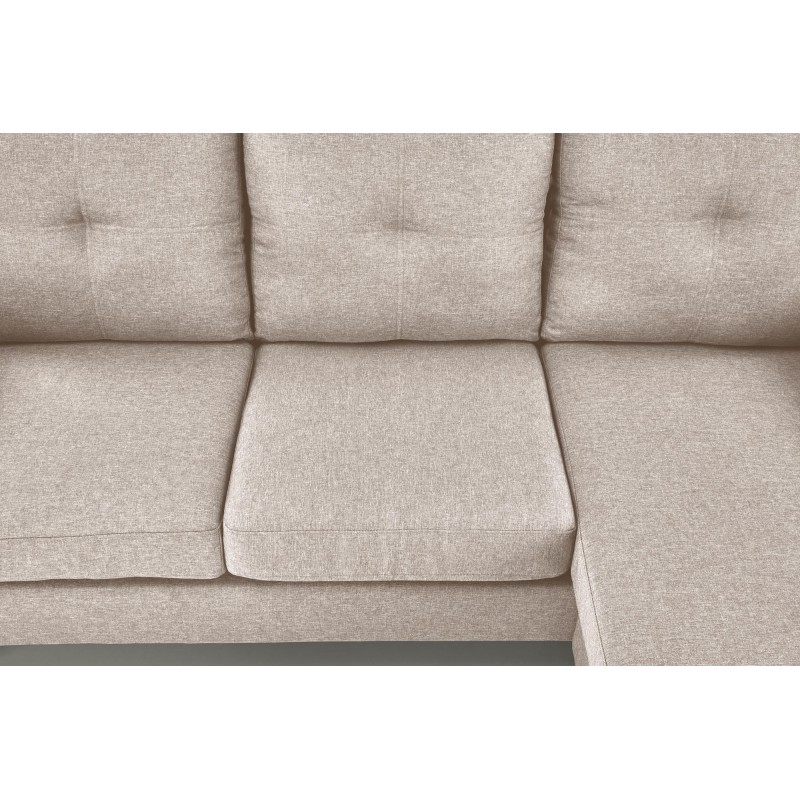 GERSON sofa z podnóżkiem beżowy (1p 1szt) GERSON sofa z podnóżkiem beżowy (1p 1szt)