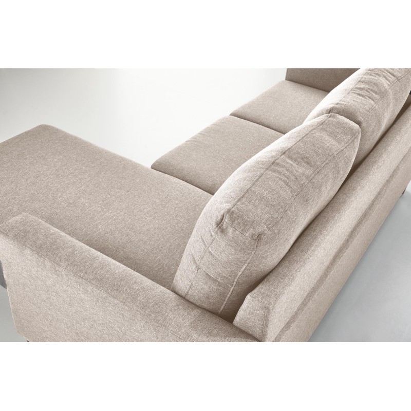 GERSON sofa z podnóżkiem beżowy (1p 1szt) GERSON sofa z podnóżkiem beżowy (1p 1szt)