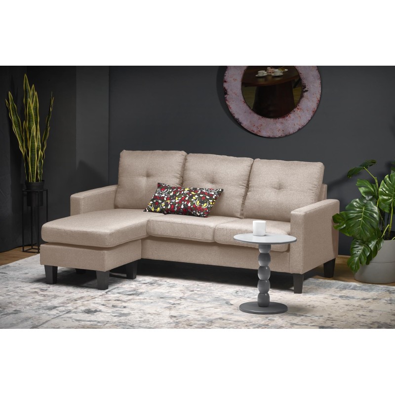 GERSON sofa z podnóżkiem beżowy (1p 1szt) GERSON sofa z podnóżkiem beżowy (1p 1szt)