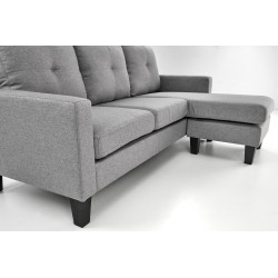 GERSON sofa z podnóżkiem popielaty (1p 1szt) GERSON sofa z podnóżkiem popielaty (1p 1szt)
