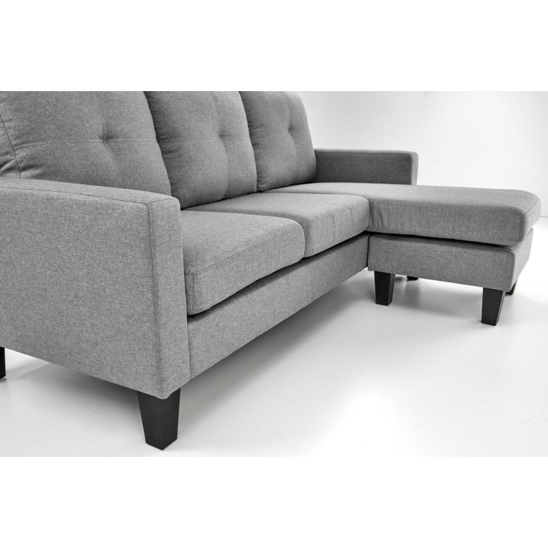 GERSON sofa z podnóżkiem popielaty (1p 1szt) GERSON sofa z podnóżkiem popielaty (1p 1szt)