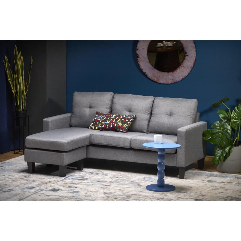 GERSON sofa z podnóżkiem popielaty (1p 1szt) GERSON sofa z podnóżkiem popielaty (1p 1szt)