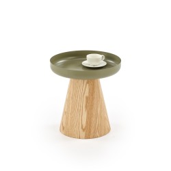 'GINA Coffee Table, Natural / Green'
