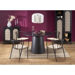 'GINTER Round Table, Black'